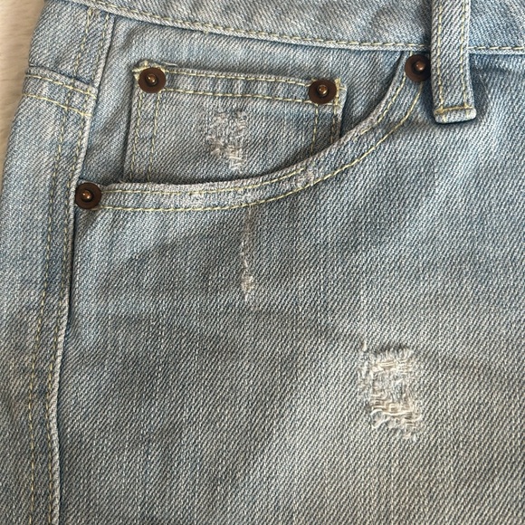 Light blue 21 denim short shorts size 28 - Picture 7 of 8